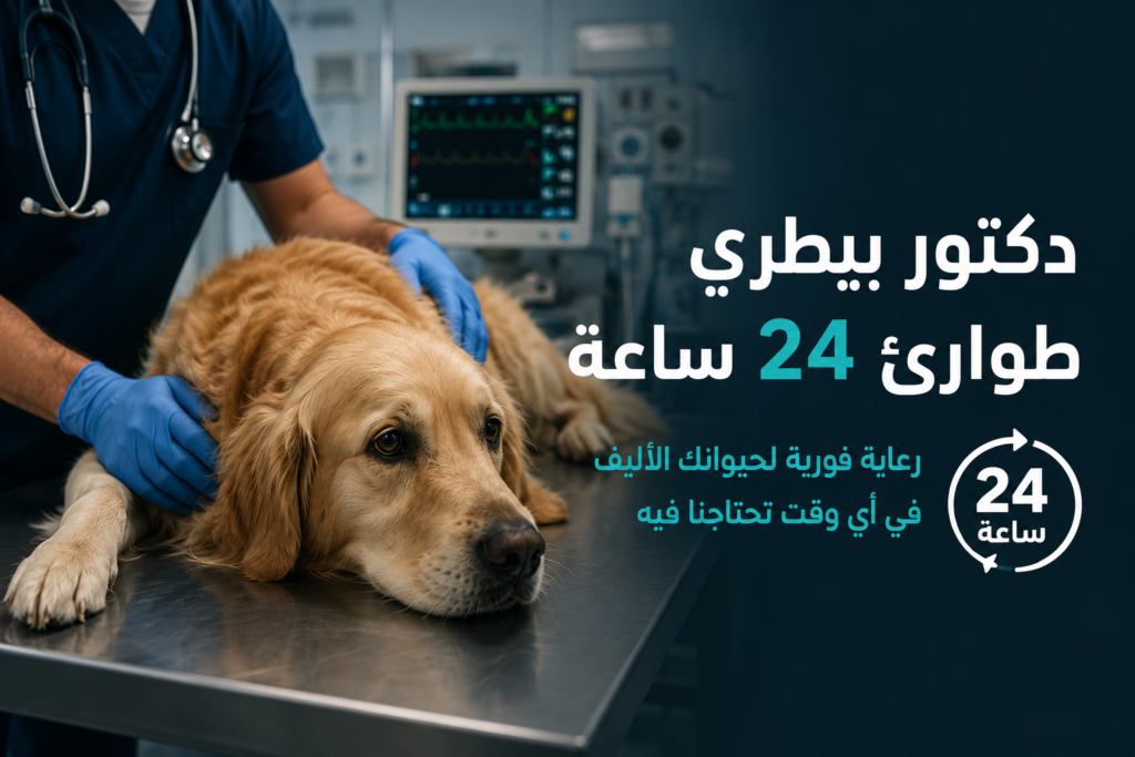 دكتور بيطري طوارئ 24 ساعه